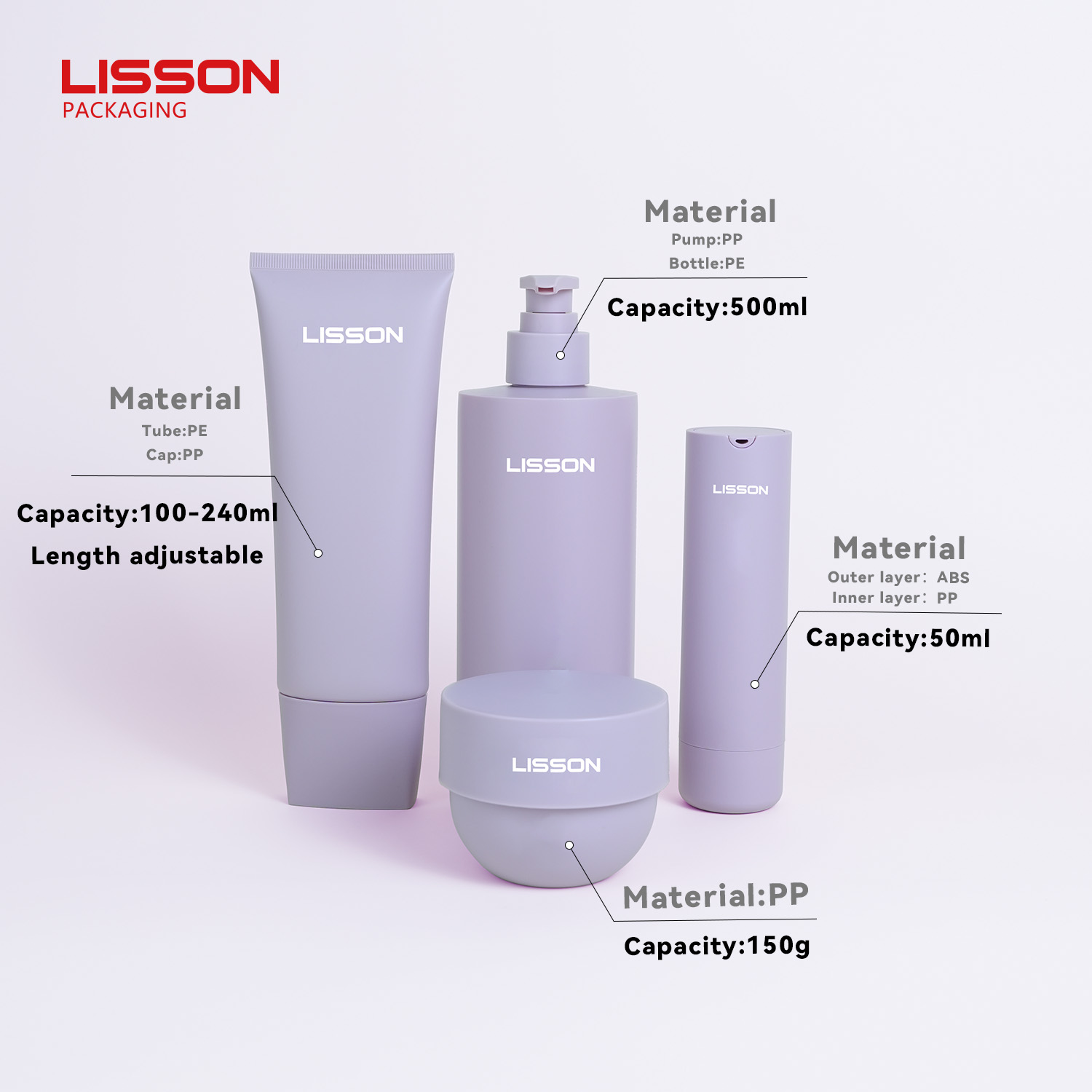 Soft Tube Cosmetic Set