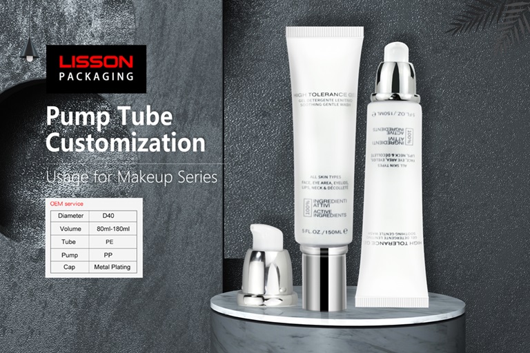 Empty Squeeze Makeup Pump Tube