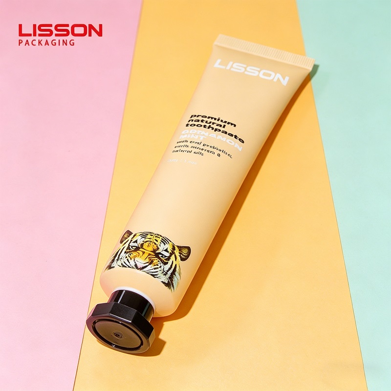 Hand lotion packaging tube