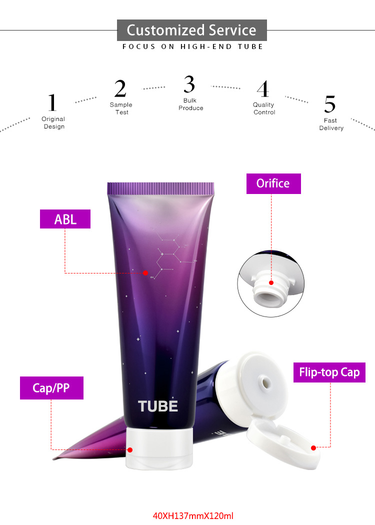 PCR Plastic Cosmetic Tube