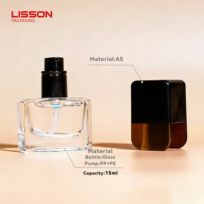 15ml Glass Foundation Bottle with AS Cap Specification