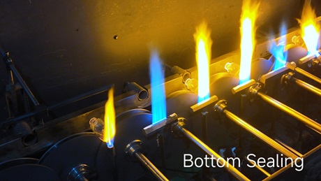 Glass Tube Bottom Sealing