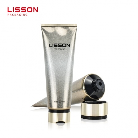 Cosmetic Shine Tube With Disc Top Cap