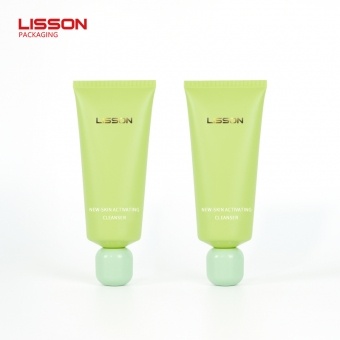 맞춤형 화장품 튜브 (구형 뚜껑 포함)