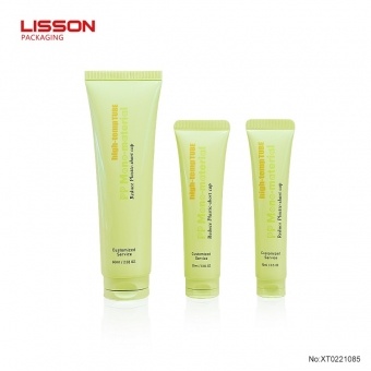 친환경적인 플라스틱 사용량 감소 플립캡 PE 튜브