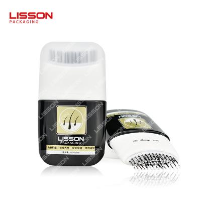 Scalp massage applicator bottle
