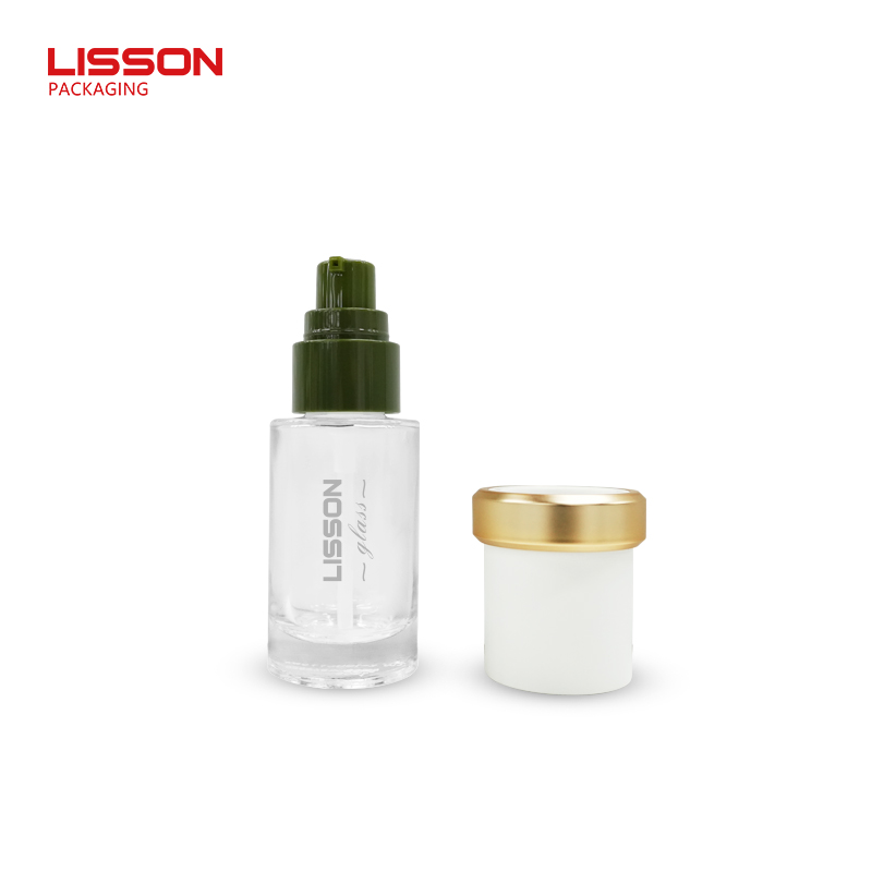 Skincare Glass Bottles and Jars Packaging Set