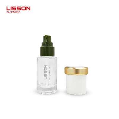Skincare Glass Bottles and Jars Packaging Set