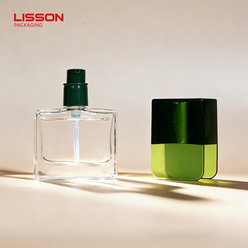 custom square glass foundation bottle wholesale