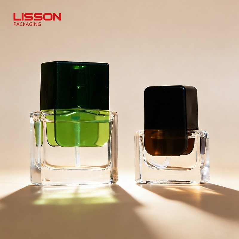 custom square glass foundation bottle wholesale