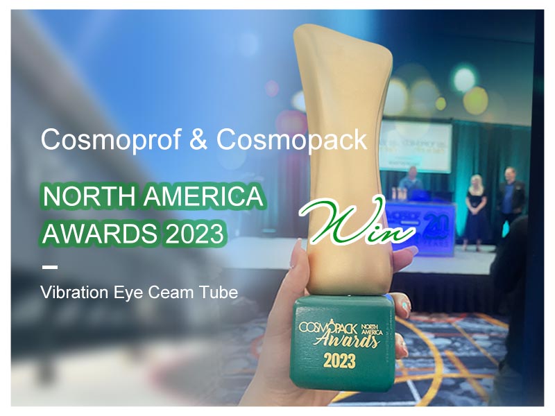 LISSON Vibrating eye Cream Tube, Cosmoprof & Cosmopack North America Awards에서 최우수상 수상